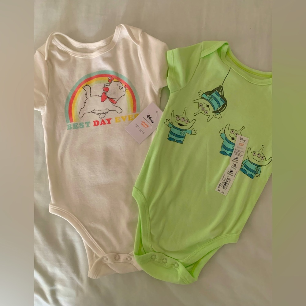 NWT Lot of 2 Disney Onesies